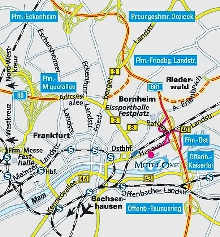 Motel One Frankfurt-Eastside Frankfurt am Main 3*,